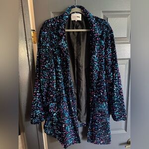 Fashionova sequins blazer. Perfect for NYE.
